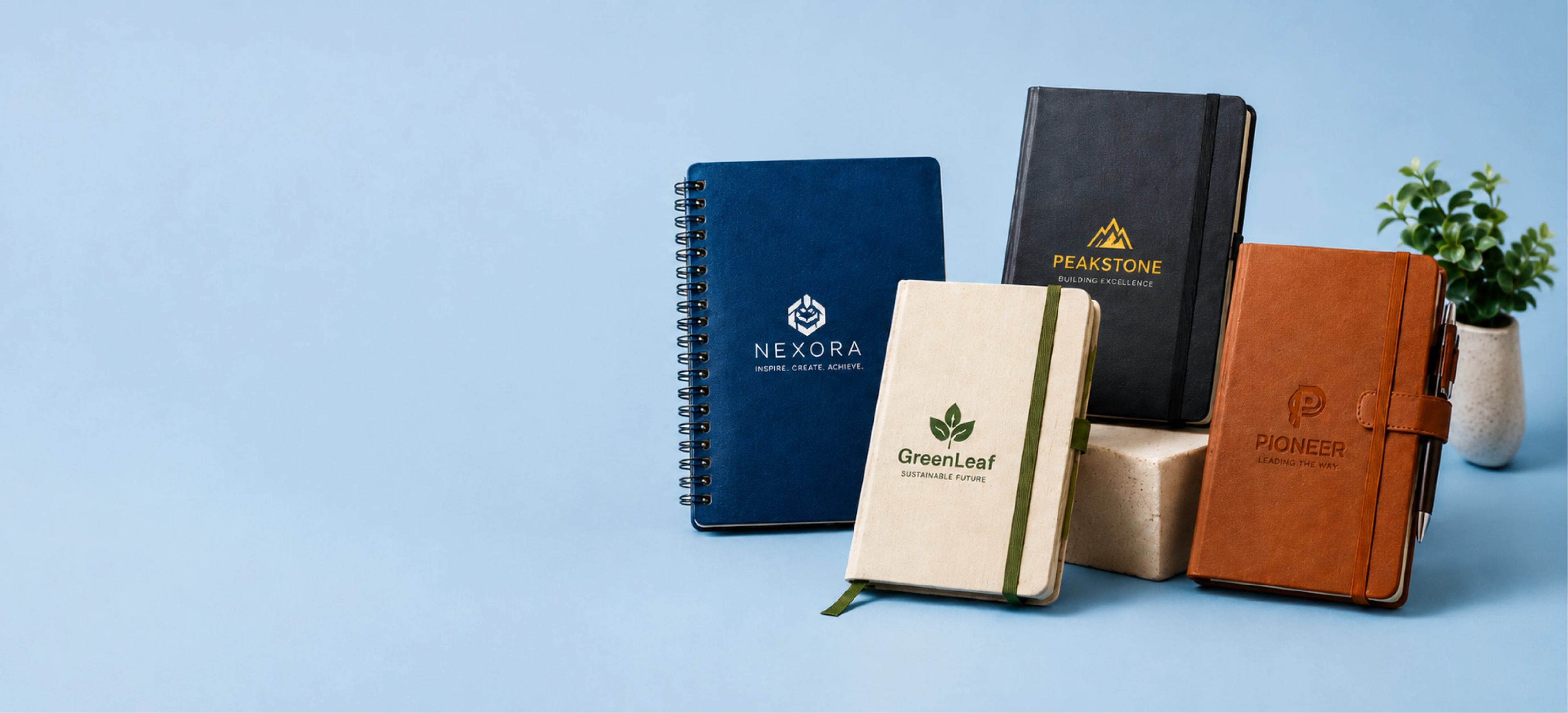 Custom branded notebooks